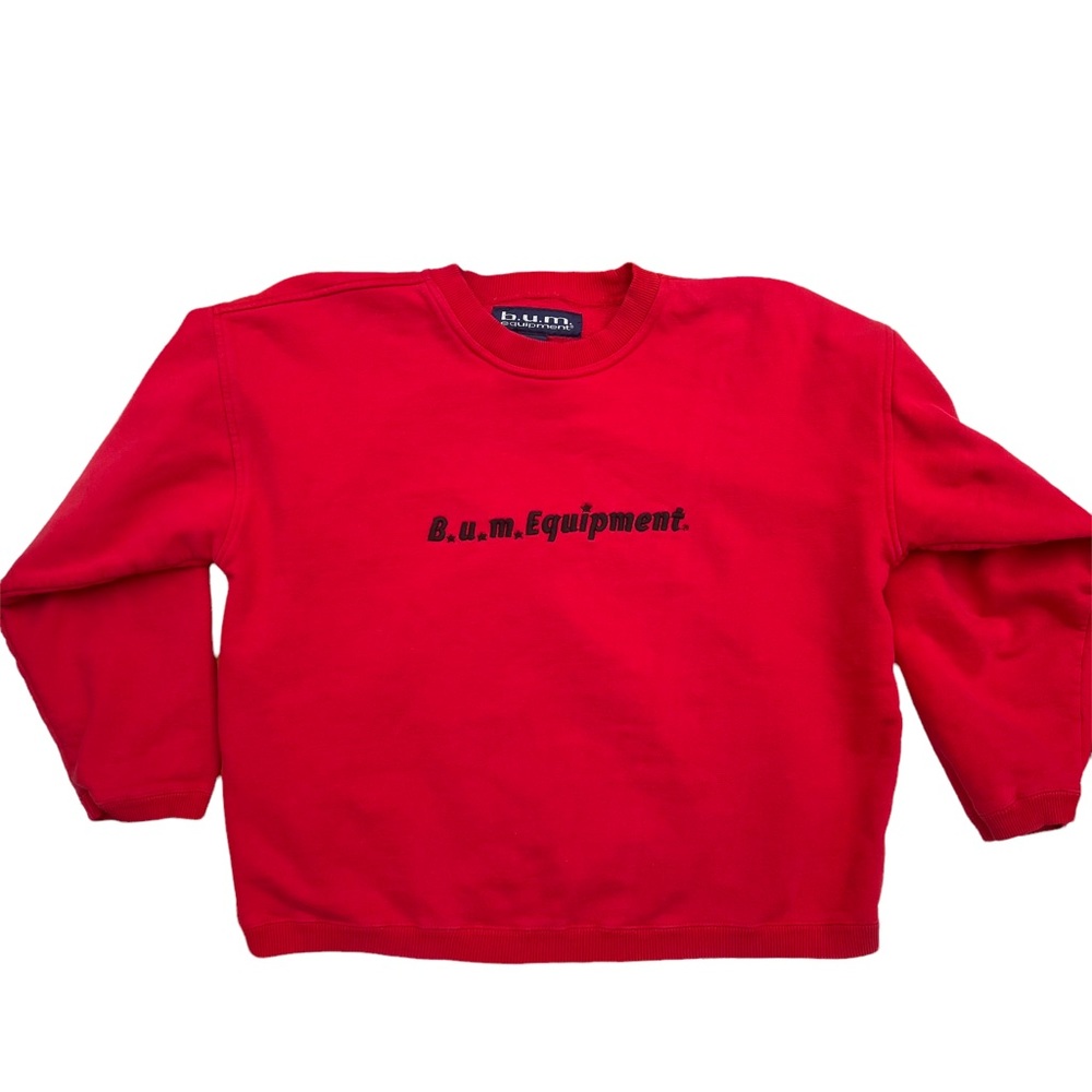 VINTAGE | red athletic sweatshirt